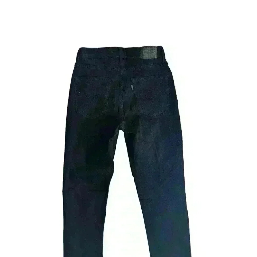 Women's Levi Strauss Black Denim Jeans Size 27 High Rise Skinny Stretchy EUC - Picture 5 of 8